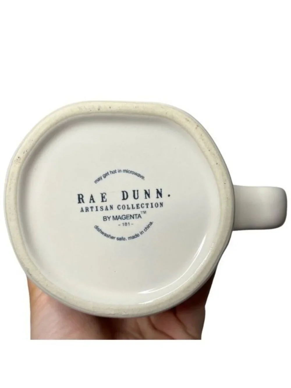 Rae Dunn Bunny Love Coffee Mug Off White Easter Bunny Artisan Ceramic Cup